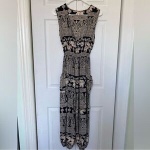 Elephant & Indian Patterned Jumpsuit